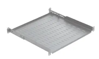 Регульована полиця для серверної шафи Mirsan MR.SBR60.02_YK 19" 1U 505-600 (сіра) RAL 7035