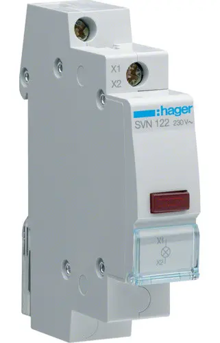 Сигнальна лампа SVN 122, червона, Hager