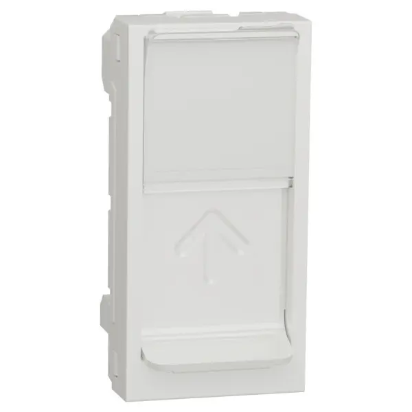 Накладка для розетки RJ45 Schneider Electric NU941018 з полем для напису 1М (біла) Накладка для розетки RJ45 Schneider Electric NU941018 з полем для напису 1М (біла)