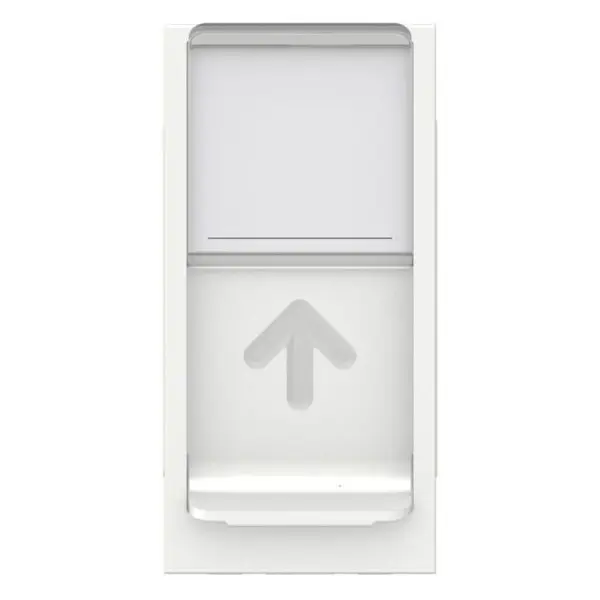 Накладка для розетки RJ45 Schneider Electric NU941018 з полем для напису 1М (біла) - фото №1 Накладка для розетки RJ45 Schneider Electric NU941018 з полем для напису 1М (біла) - фото №1
