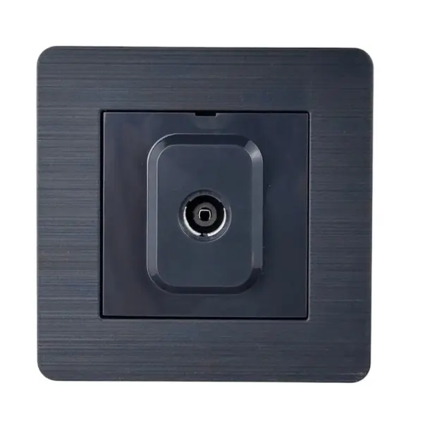 Розетка Nilson Selene антрацит TV кінцева ( 23362533 )