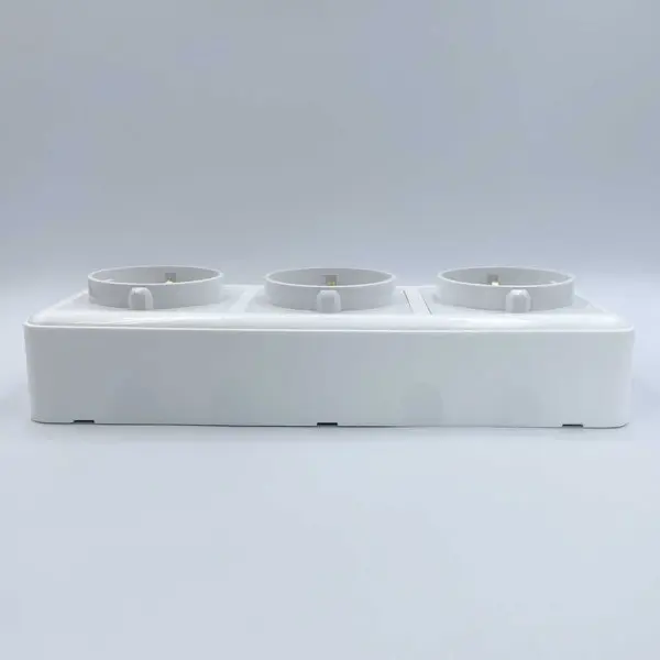 Розетка Nilson Unique біла 3-на з заземленням ( 28111060 ) - фото №2