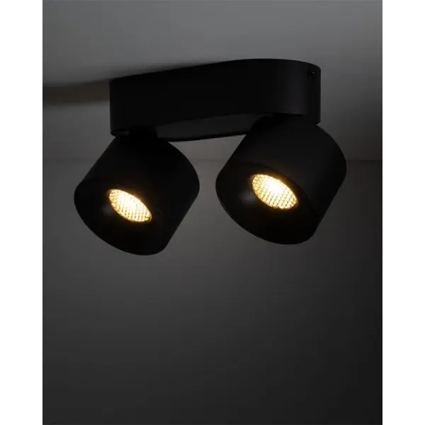 Светильник поворотный, спот TK Lighting 18164 Spark LED 1x10W 3000K/4000K/6000K 1531Lm IP20 черный - фото №1