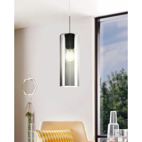 Подвесной светильник, люстра Eglo 98694 Selvino E27 1x15W IP20 черный - фото №2 Подвесной светильник, люстра Eglo 98694 Selvino E27 1x15W IP20 черный - фото №2