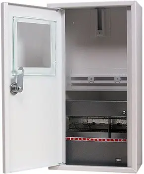 Металлический корпус E.Next e.mbox.stand.n.f1.08.z.е 8 модулей навесной (s0100049)