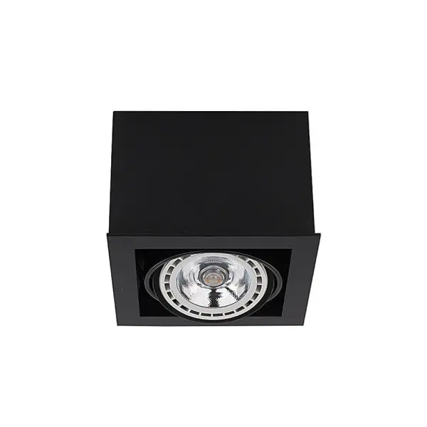 Точечный светильник Nowodvorski 9495 Box GU10, ES111 1x15W IP20 Черный