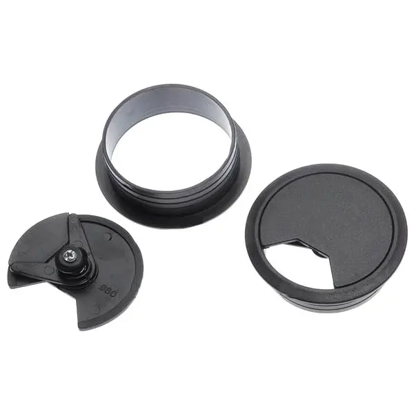 Кабельний громмет Schneider Electric INS61215 D60мм (чорний) 2шт - фото №3