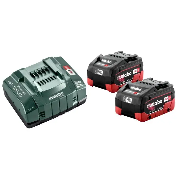 Набір акумуляторів Metabo LiHD 5,5Аг 2шт ASC 145 (685122000)