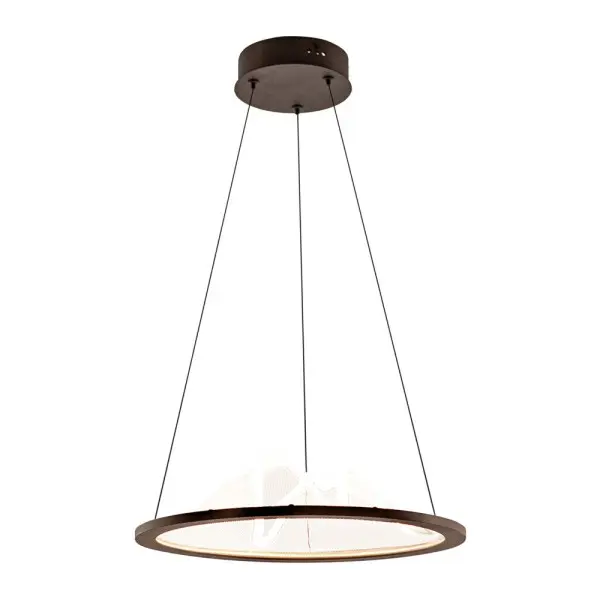 Подвесной светильник, люстра Italux PND-58038-26W-3K Baret LED 1x26W 3000K 900Lm IP20 коричневый Подвесной светильник, люстра Italux PND-58038-26W-3K Baret LED 1x26W 3000K 900Lm IP20 коричневый