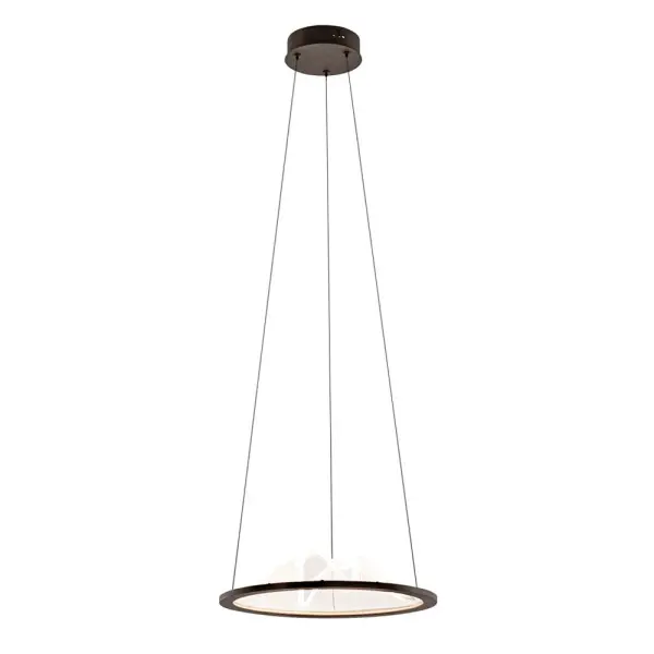 Подвесной светильник, люстра Italux PND-58038-26W-3K Baret LED 1x26W 3000K 900Lm IP20 коричневый - фото №2 Подвесной светильник, люстра Italux PND-58038-26W-3K Baret LED 1x26W 3000K 900Lm IP20 коричневый - фото №2