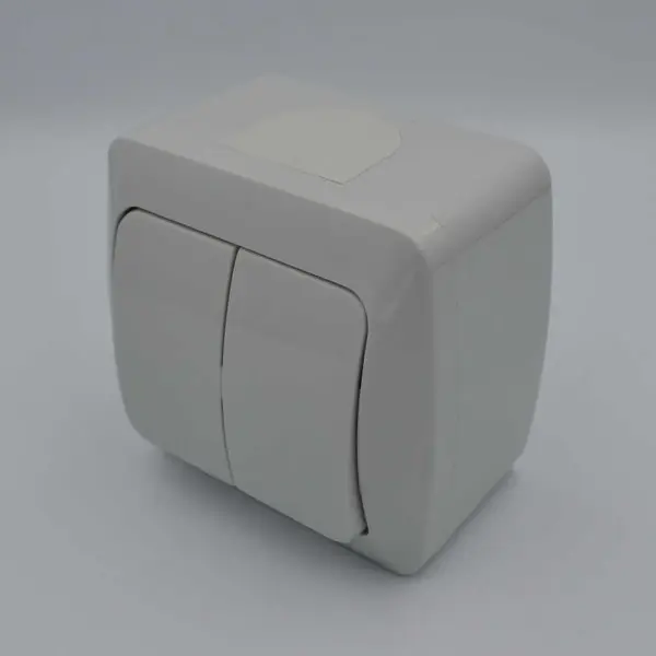 Выключатель EVA серый 2кл IP54 ( 554-011500-202 ) - фото №2 Выключатель EVA серый 2кл IP54 ( 554-011500-202 ) - фото №2