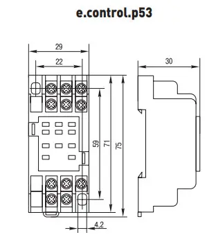 Роз'єм модульний E.Next e.control.p53s 5А на 3 групи контактів - фото №2 Роз'єм модульний E.Next e.control.p53s 5А на 3 групи контактів - фото №2
