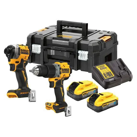 Набор из двух бесщеточных электроинструментов DeWALT DCK2050H2T XR Li-lon 18В 2х5Ач Набор из двух бесщеточных электроинструментов DeWALT DCK2050H2T XR Li-lon 18В 2х5Ач