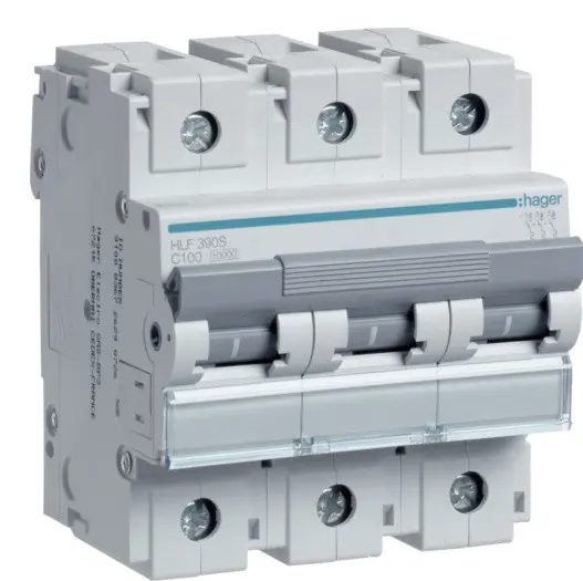 Автоматичний вимикач HLF390S (3p,C,100A) Hager
