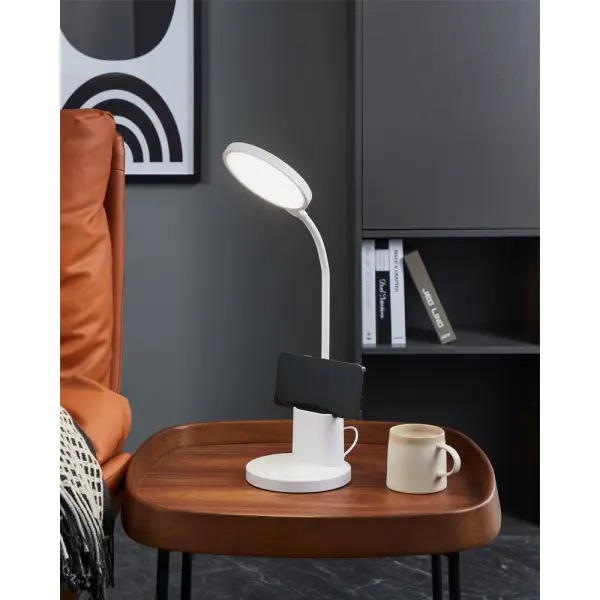 Настільна лампа Eglo 900529 Brolini LED 1x2W 2700K-6500K 300Lm IP20 біла - фото №1
