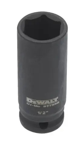 Удлиненная торцевая головка DeWALT DT7557 Impact 24мм