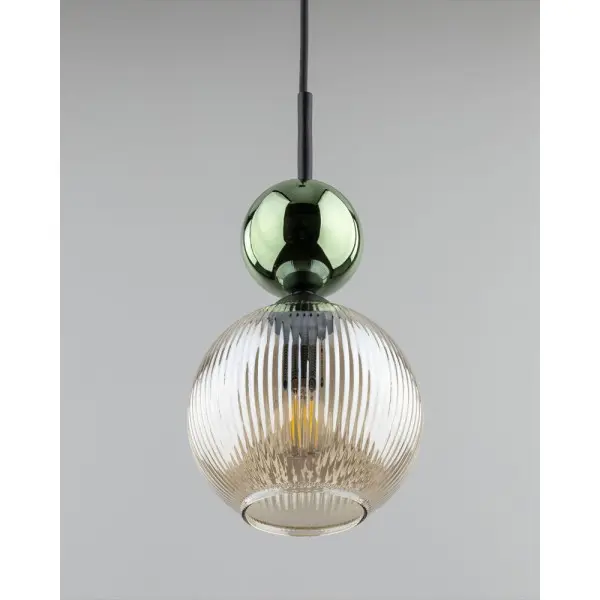Подвесной светильник, люстра TK Lighting 11145 Sophia E14 1x10W IP20 зеленый - фото №4