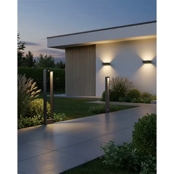 Вуличний світильник TK Lighting 19004 Arius M LED 1x10W 3000K 480Lm IP54 графітовий - фото №1