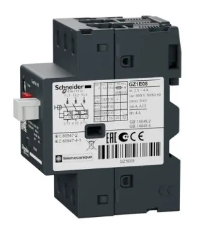 Автомат захисту двигуна Schneider Electric GZ1E08 GZ1E 2.5-4A - фото №2