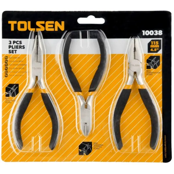 Набор мини-инструмента Tolsen (10038) (3шт) - фото №3 Набор мини-инструмента Tolsen (10038) (3шт) - фото №3