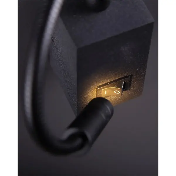 Бра, настенный светильник MJ-Light MJ00108 WLB036 LED 1x3W 3000K IP20 черный - фото №1 Бра, настенный светильник MJ-Light MJ00108 WLB036 LED 1x3W 3000K IP20 черный - фото №1