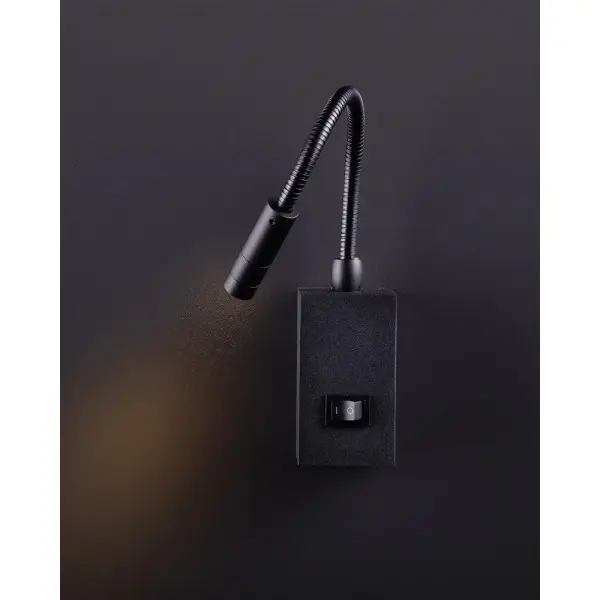 Бра, настенный светильник MJ-Light MJ00108 WLB036 LED 1x3W 3000K IP20 черный - фото №2 Бра, настенный светильник MJ-Light MJ00108 WLB036 LED 1x3W 3000K IP20 черный - фото №2