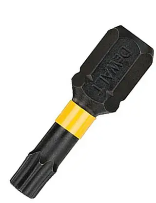 Ударні біти DeWALT Impact torsion Т10 25мм (5шт) Ударні біти DeWALT Impact torsion Т10 25мм (5шт)
