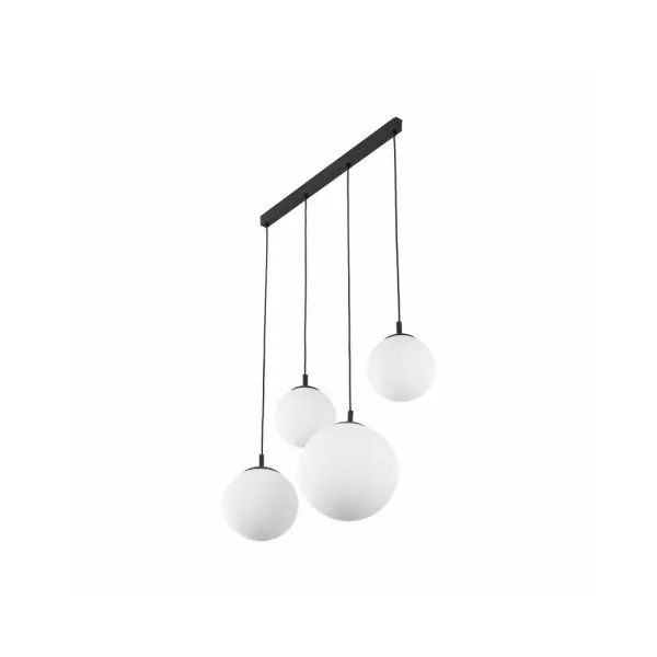 Підвісний світильник, люстра TK Lighting 4790 Esme E27 4x15W IP20 Чорний - фото №2