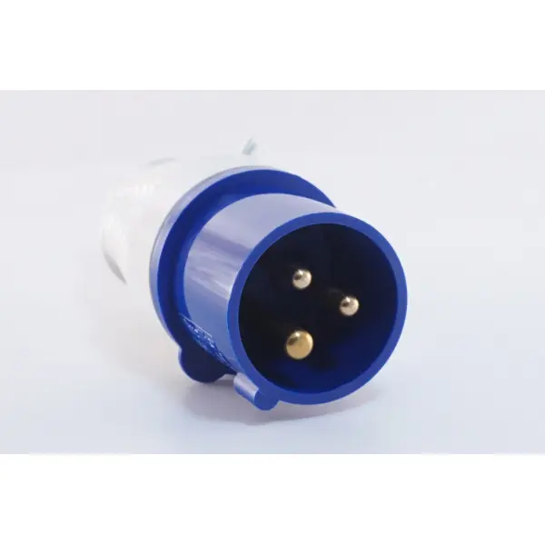 Силовий штекер на кабель WALTHER WL210306 (2P+E) 16А 230V IP44 - фото №1