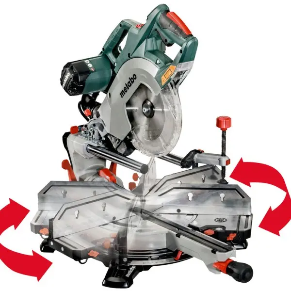 Торцювальна пила з тяговою функцією Metabo KGS 315 Plus 2200Вт диск 315х30 (0103150000) - фото №2 Торцювальна пила з тяговою функцією Metabo KGS 315 Plus 2200Вт диск 315х30 (0103150000) - фото №2