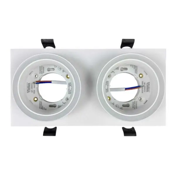 Светильник точечный Violux TORONTO-2L GX53 IP20 белый ( 132005 ) - фото №1