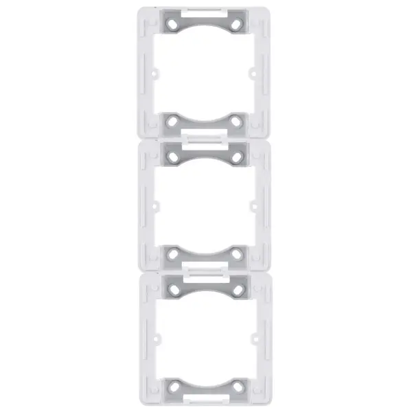 Адаптер Hager WL5830 Lumina-Intense 3Х з/в (білий)