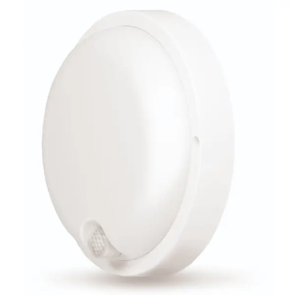 Круглый светильник Videx 12Вт 5000K IP54 с сенсором ИК (VL-BHR-125W-SP) белый