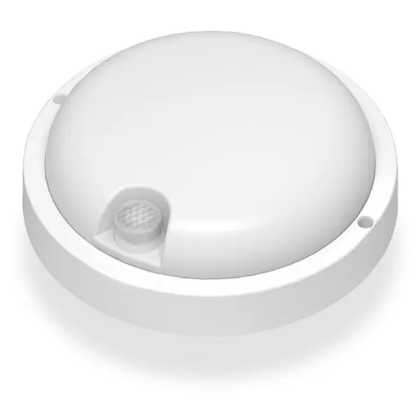 Круглый светильник Videx 12Вт 5000K IP54 с сенсором ИК (VL-BHR-125W-SP) белый - фото №1