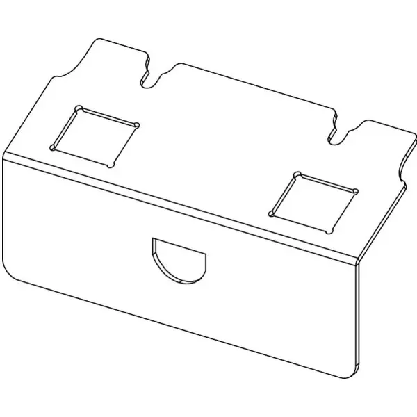 Додатковий супорт OBO Bettermann (7368474) для UDHOME2 2хRJ45 тип C (Keystone Brand-Rex R&M) - фото №1