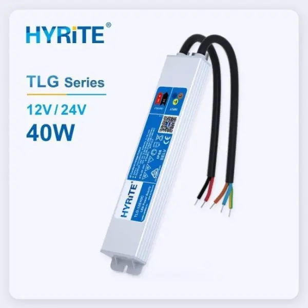 Блок питания HYRITE Slim 40W DC24V IP68 (TLG-24E40C) Блок питания HYRITE Slim 40W DC24V IP68 (TLG-24E40C)