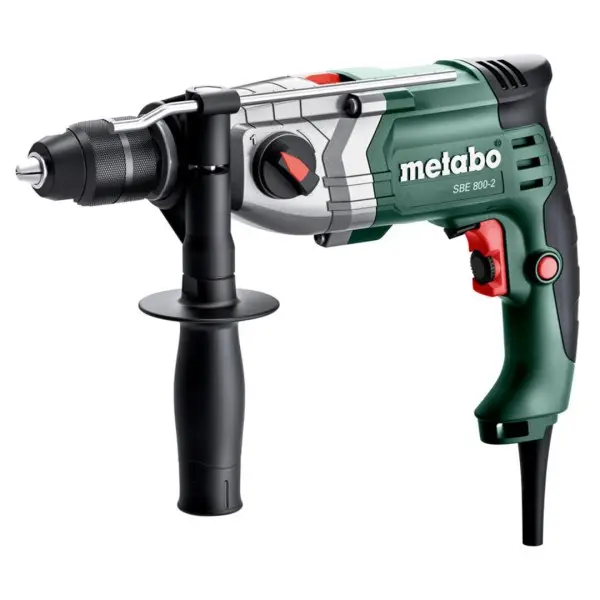 Ударная дрель Metabo SBE 800 26/10Нм 800Вт 0-1200/0-3200об/мин 18/40/13мм (601744500)