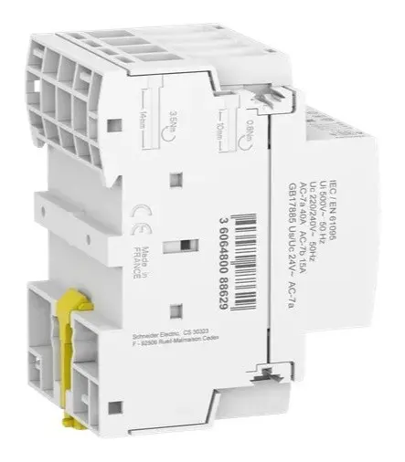 Контактор iCT Acti9 40А 230В 4НО Schneider Electric - фото №3
