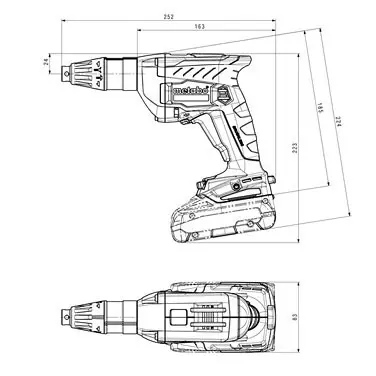 Аккумуляторный шуруповерт для гипсокартона Metabo TBS 18 LTX BL (620063500) - фото №3 Аккумуляторный шуруповерт для гипсокартона Metabo TBS 18 LTX BL (620063500) - фото №3