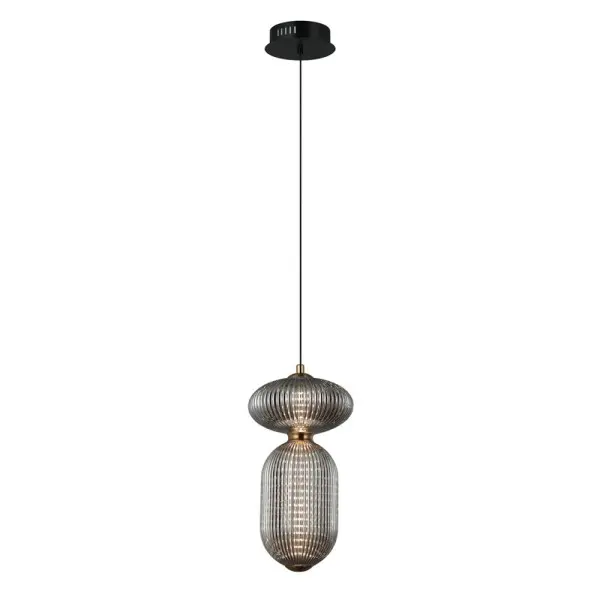 Подвесной светильник, люстра Italux PND-8545-2A-AB-SG Nico LED 2x11W 3000K 294Lm IP20 дымчатый Подвесной светильник, люстра Italux PND-8545-2A-AB-SG Nico LED 2x11W 3000K 294Lm IP20 дымчатый