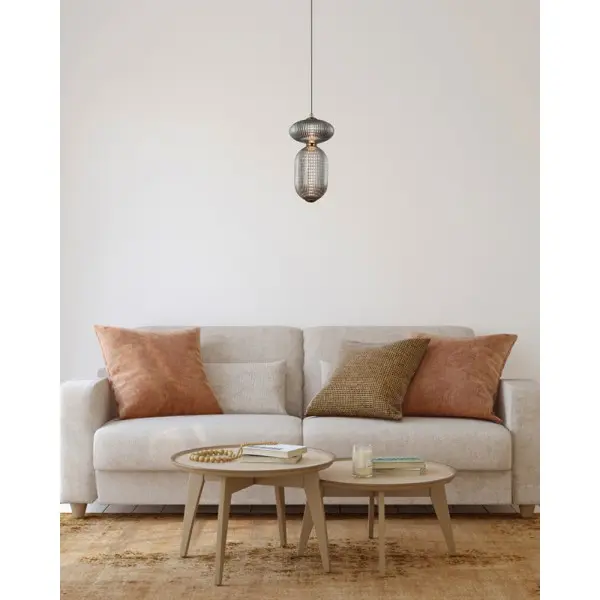Подвесной светильник, люстра Italux PND-8545-2A-AB-SG Nico LED 2x11W 3000K 294Lm IP20 дымчатый - фото №1 Подвесной светильник, люстра Italux PND-8545-2A-AB-SG Nico LED 2x11W 3000K 294Lm IP20 дымчатый - фото №1