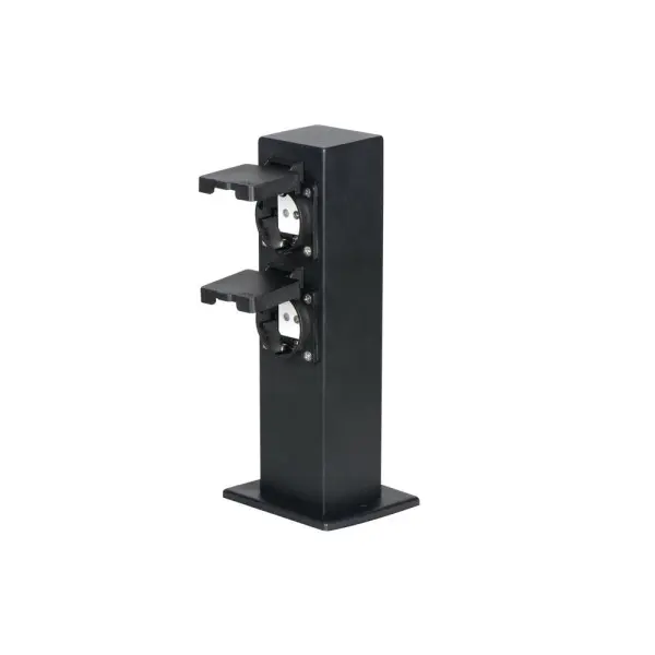 Столбик с розетками Kanlux 36586 NASTO IP44 - фото №1 Столбик с розетками Kanlux 36586 NASTO IP44 - фото №1