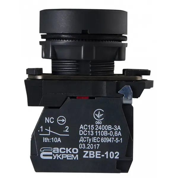 Кнопка "Старт" Аско-Укрем TB5-AA4342 червона (A0140010152) - фото №4