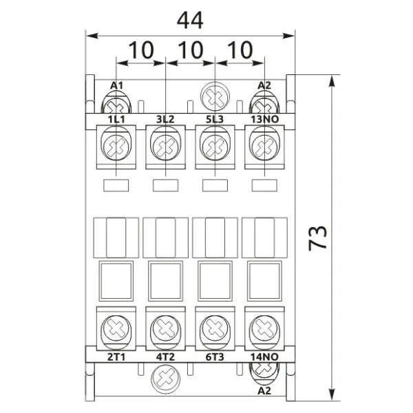 Контактор Promfactor FC-1/9А 1NO AC110В (FC10009110) - фото №1