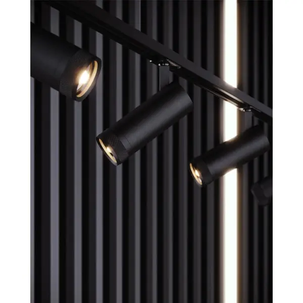 Трековий світильник Kloodi KD-FOCUS 30W 3K BK LED 2400Lm IP20 чорний - фото №1
