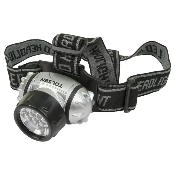 Налобный фонарь Tolsen (60011) 1-3-7-LED 50лм - фото №2 Налобный фонарь Tolsen (60011) 1-3-7-LED 50лм - фото №2