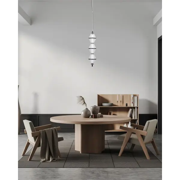Подвесной светильник, люстра Italux PND-34395-3V-BK Fuente LED 3x15W 3000K 1108Lm IP20 черный - фото №1 Подвесной светильник, люстра Italux PND-34395-3V-BK Fuente LED 3x15W 3000K 1108Lm IP20 черный - фото №1