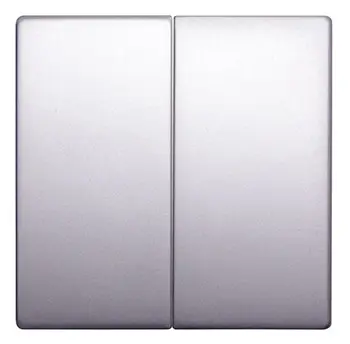 Двойная клавиша E.Next e.lux.11021L.pn.aluminium алюминий (ins0040096)