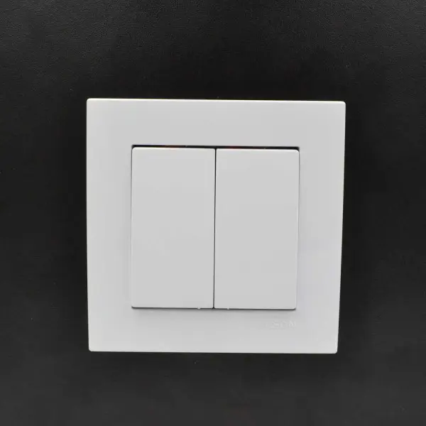 Вимикач Nilson Moda білий 2кл з підсвіткою ( 21112004 ) - фото №5