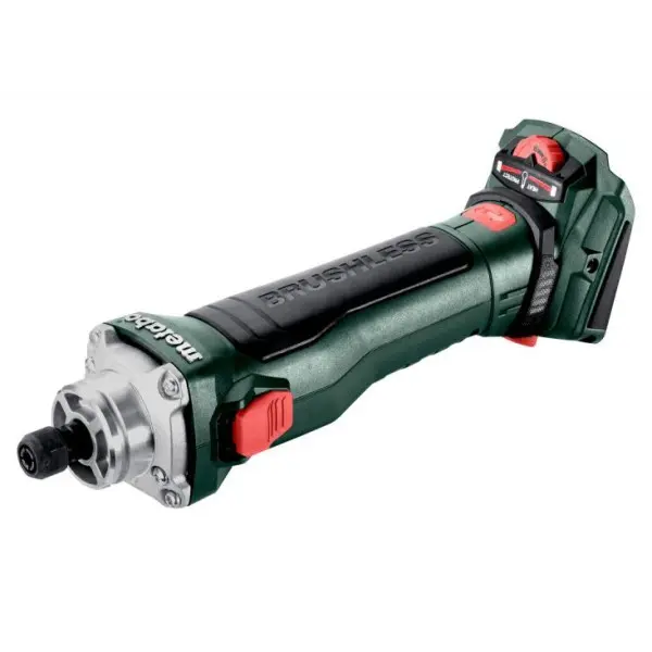 Аккумуляторная прямошлифмашина Metabo GVB 18 LTX BL 11-28 с регулировкой оборотов с быстрым тормозом и бесщеточным двигателем (600828850)